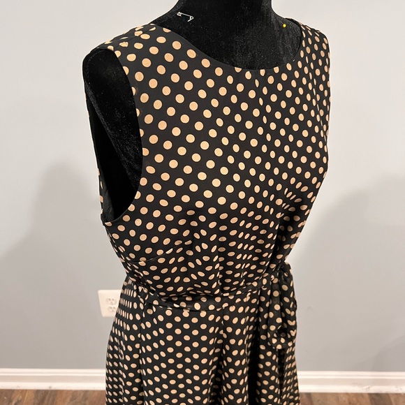 Elegant polka brown tone dots dress🤎 - Picture 5 of 6